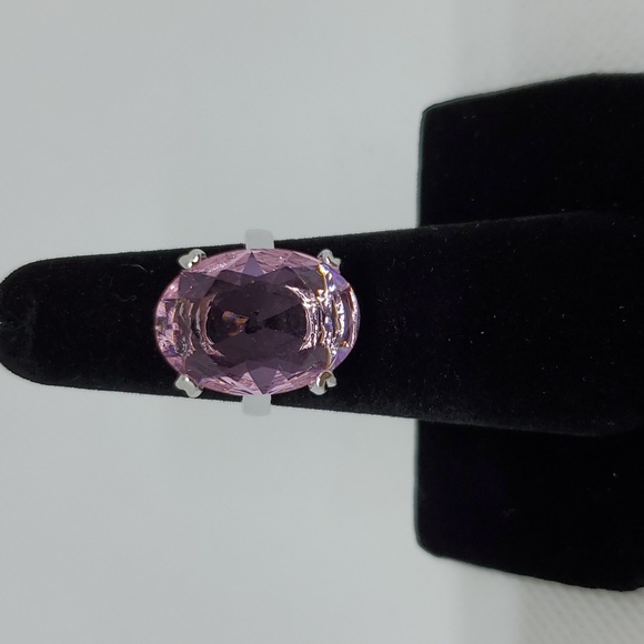 Pink cz ring - Picture 4 of 5